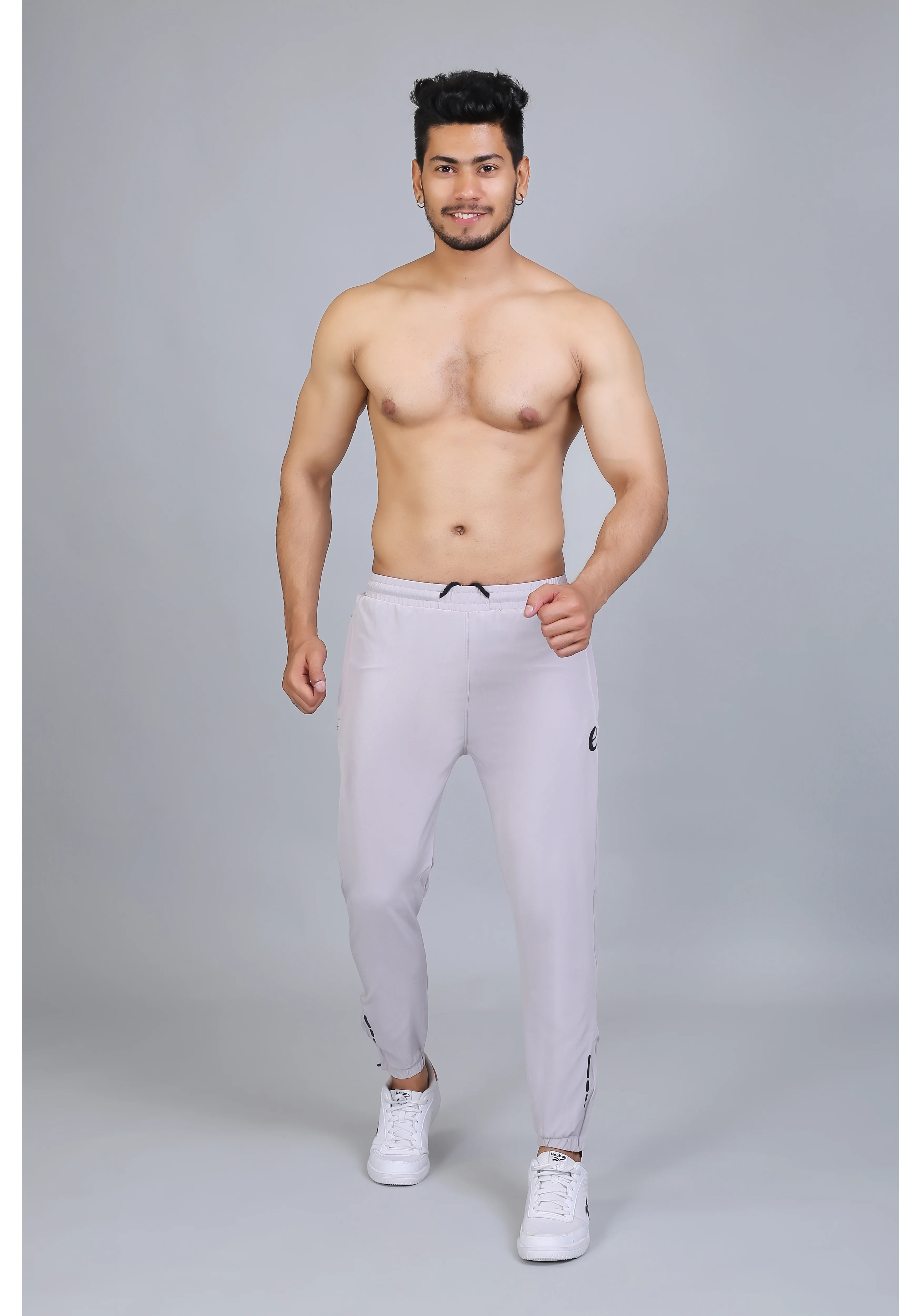 Ethan Men Solid Nylon Spandex Six Zipper Track Pants - Image 19